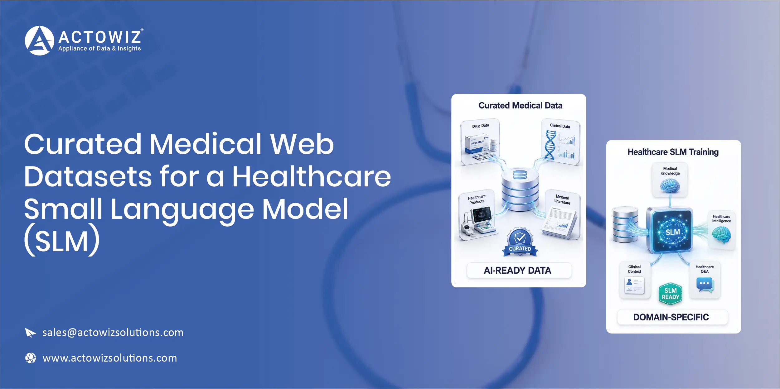 Curated Medical Web Datasets for a Healthcare Small Language Model (SLM)